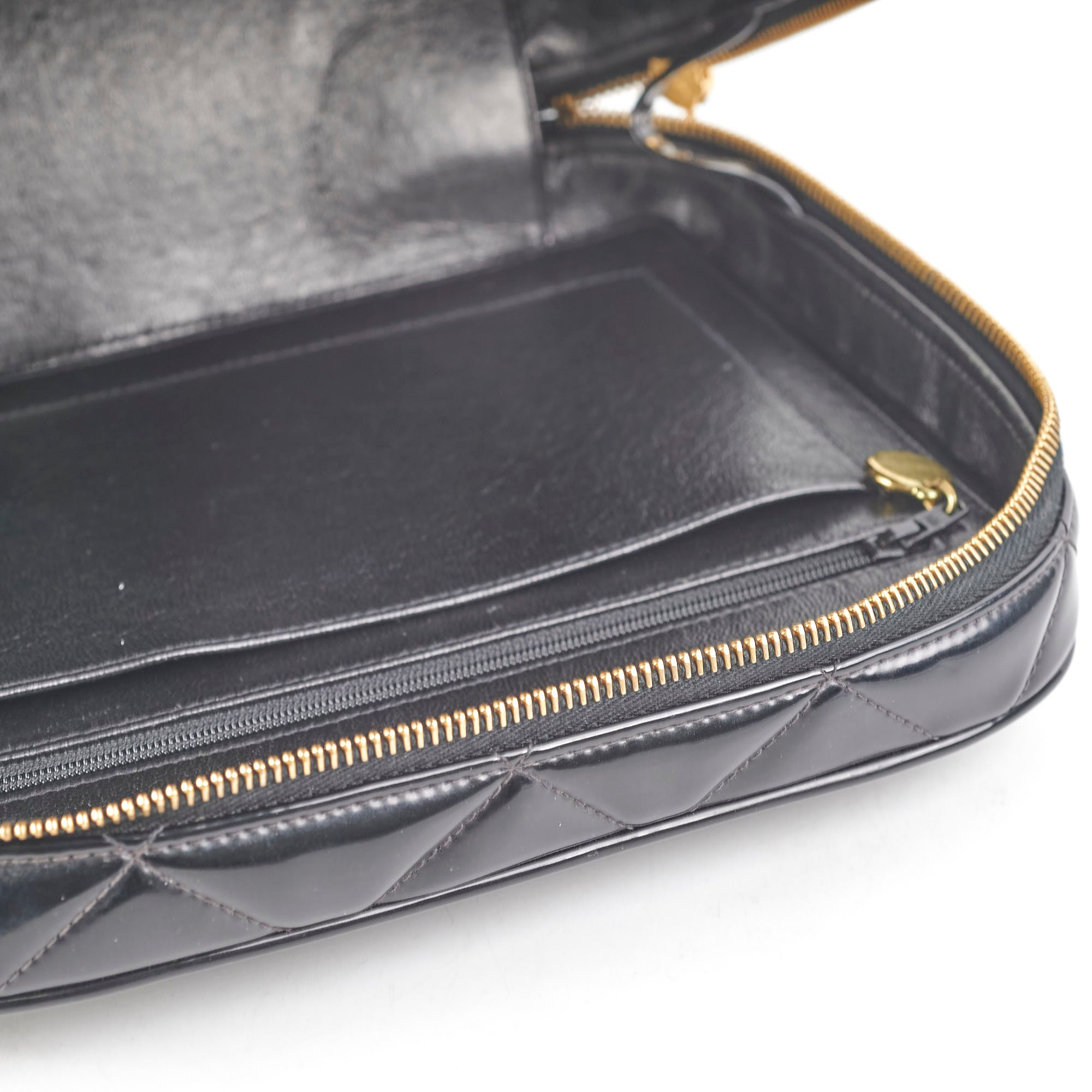 Chanel Vintage Cube Vanity Case in Black - Perfect for Makeup Storage & Travel Organizer