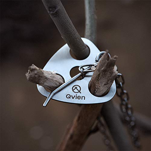 **Adjustable Camping Tripod & Grill Plate with Chain, Hook & Storage Bag - Portable Firepit Cooking Gear for Dutch Oven, Hiking & Outdoor Camping Adventures**    *(Perfect for Campfire Cooking, Backpacking Trips, Picnics & BBQ Gatherings!)*