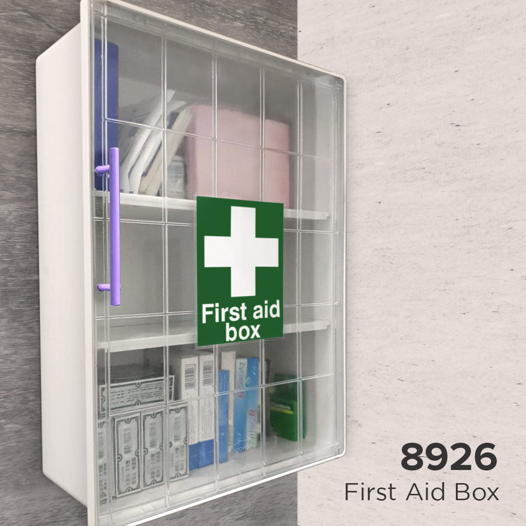 First Aid Kit (8926) - Compact Emergency Medical Supplies for Home, Car, Travel & Workplace Safety