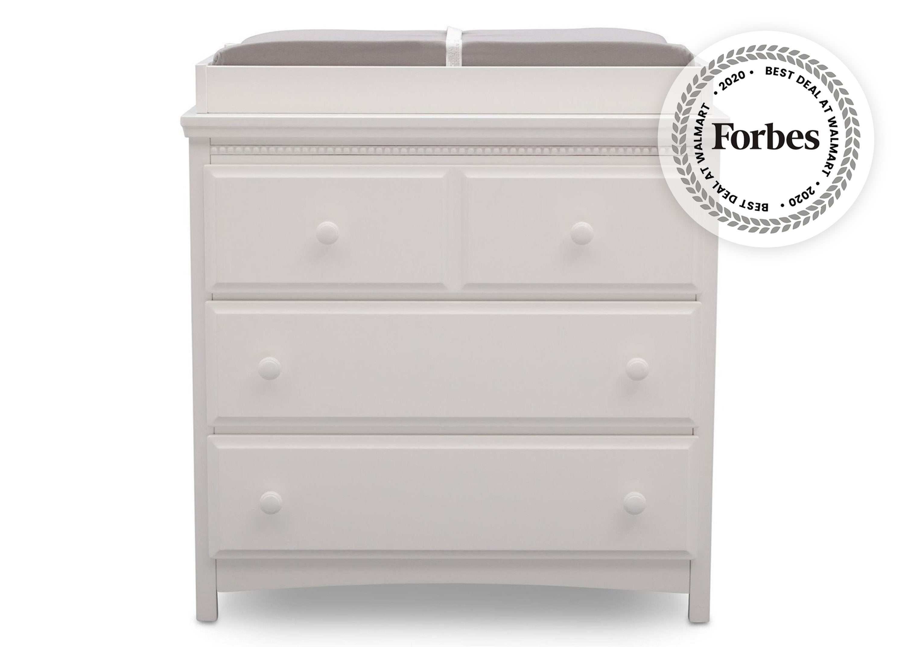 Emerson 3-Drawer Baby Dresser with Changing Top - Nursery Storage Solution for Diapers & Clothes | Perfect for Newborns & Toddlers