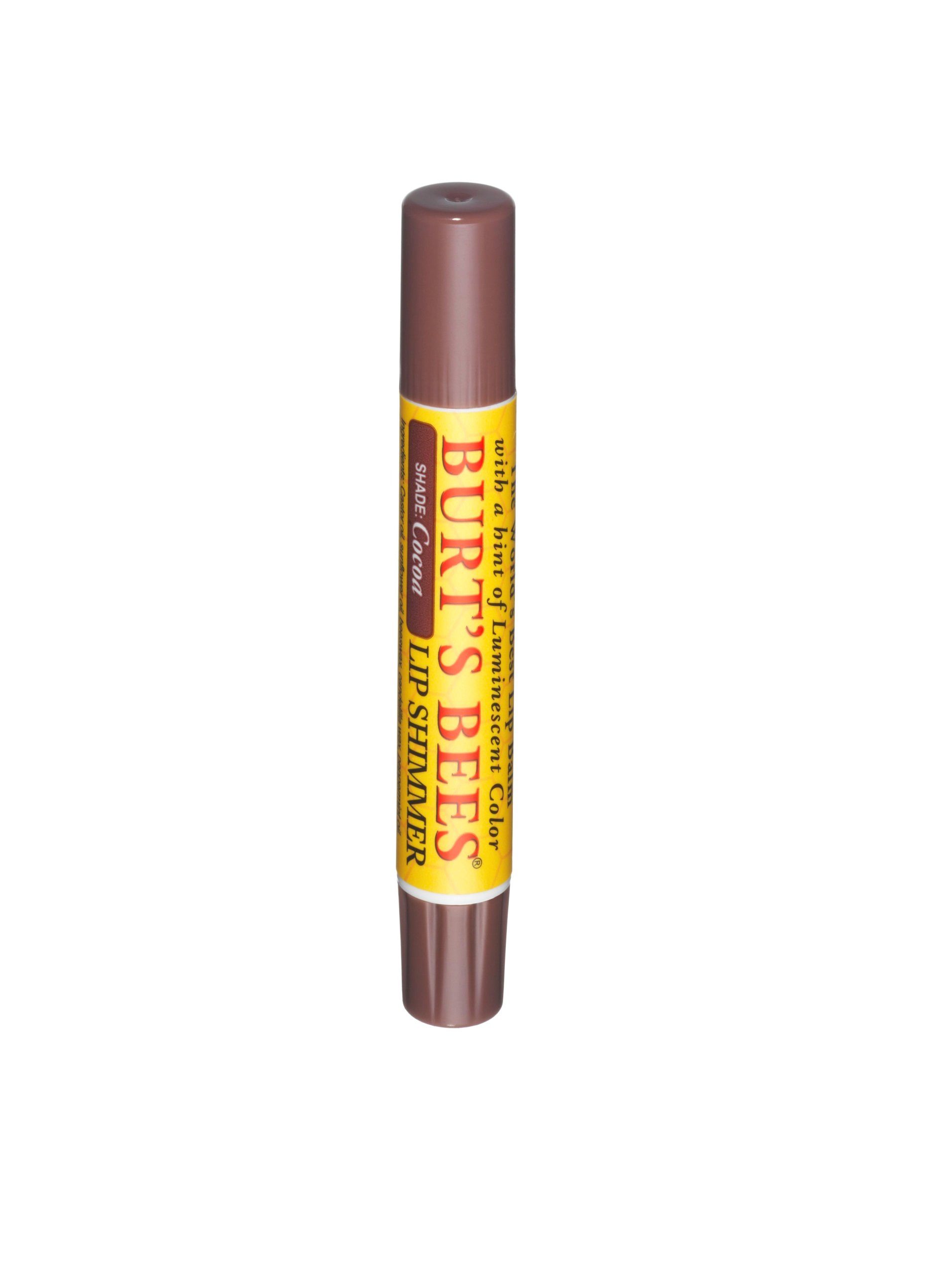 Burt's Bees Lip Shimmer with Cocoa Butter - 0.9oz Moisturizing Lip Balm for Hydration & Shine | Perfect for Dry Lips, Daily Use & Natural Makeup Looks