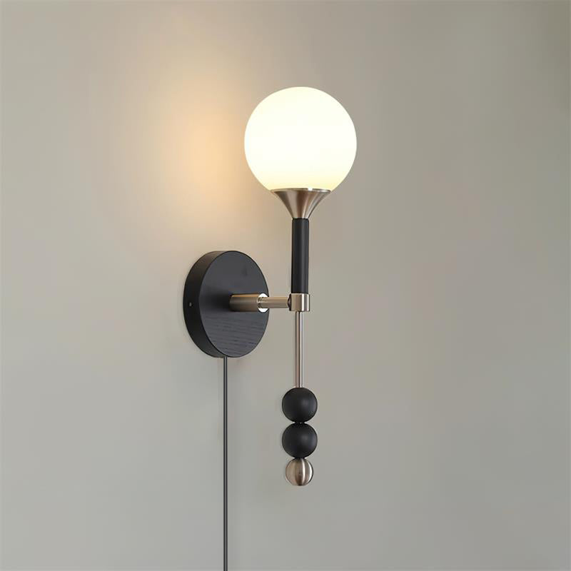 Lolli Plug In Wall Lamp - Dimmable Night Light for Kids & Nursery, Soft Glow Bedroom Decor, Perfect for Hallway, Bathroom, and Closet Lighting
