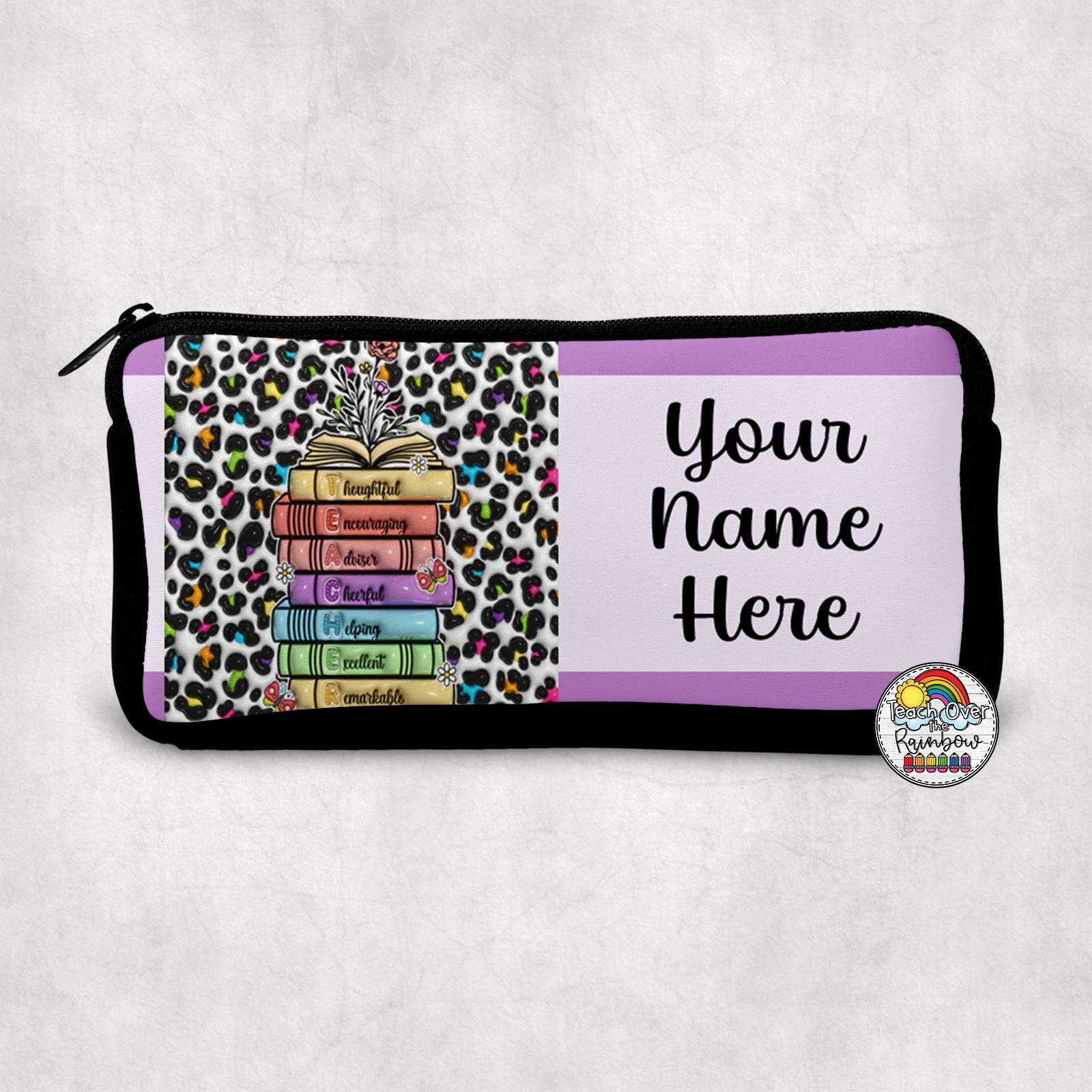 Teacher's Small Pencil Pouch - Organize School Supplies for Classroom, Office & Home Use | Durable Zippered Pencil Case for Teachers, Students & Professionals