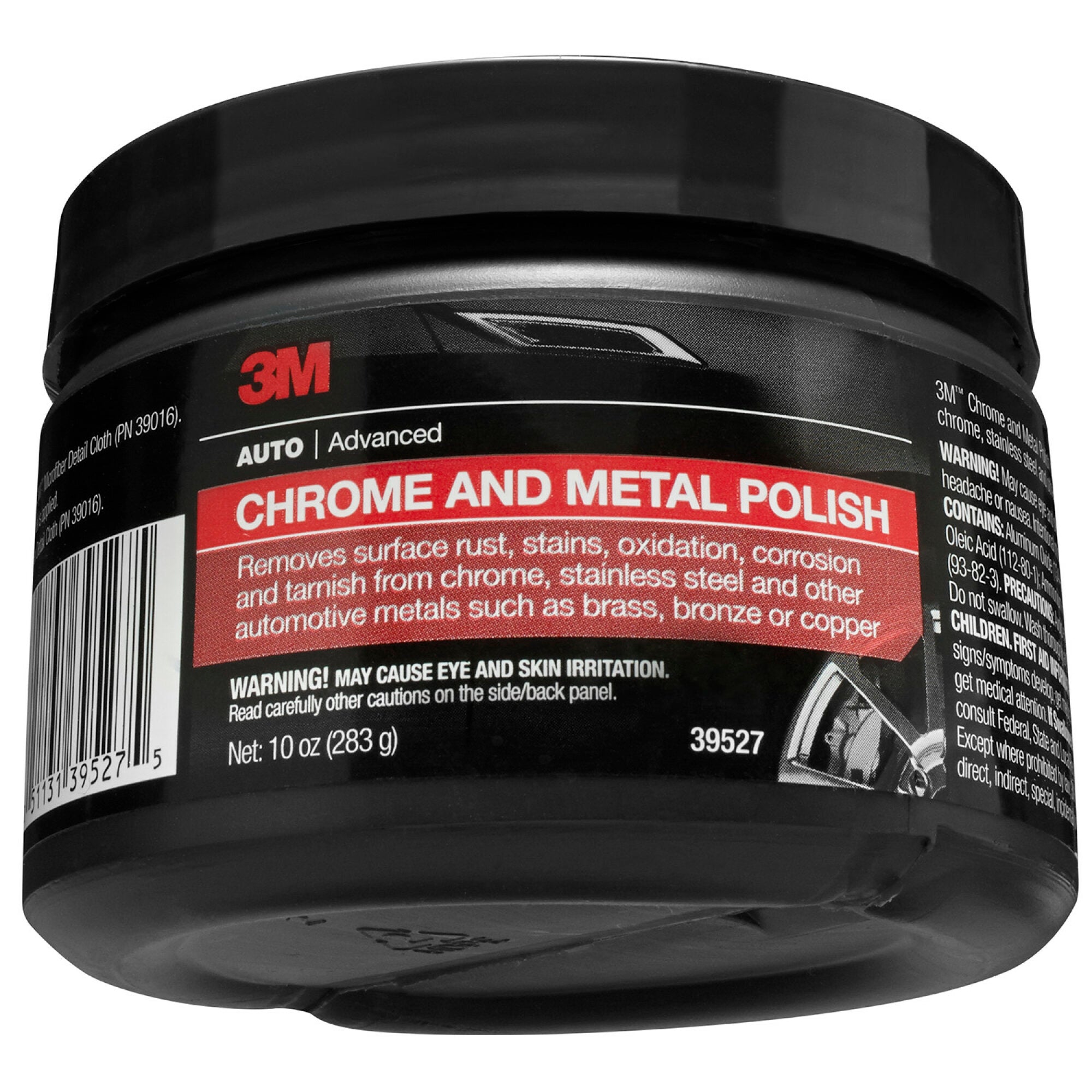 3M Chrome and Metal Polish 10 oz - Restores Shine & Removes Scratches - Perfect for Car Wheels, Motorcycle Parts & Household Metal Surfaces