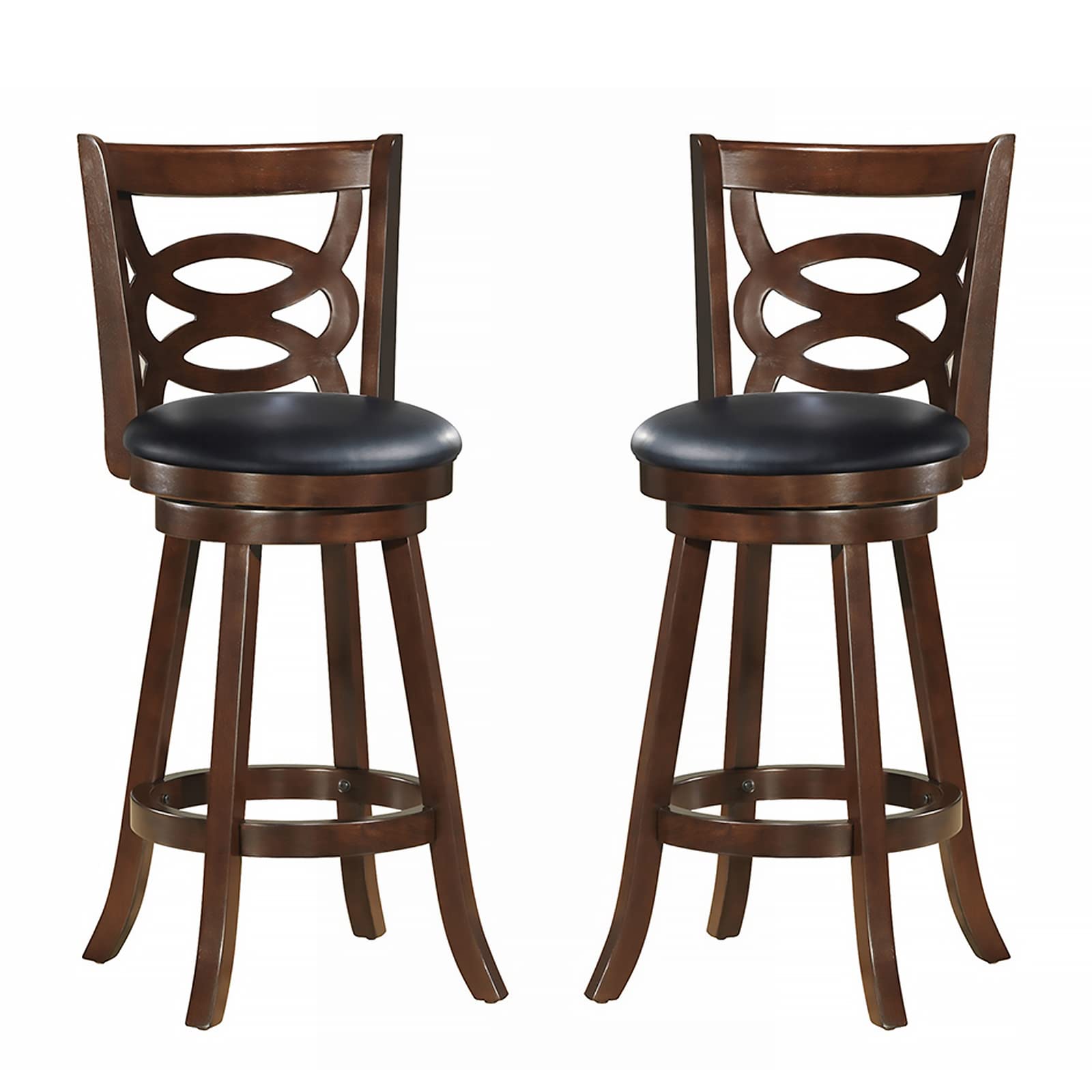 COSTWAY Bar Stools Set of 2 - 29
