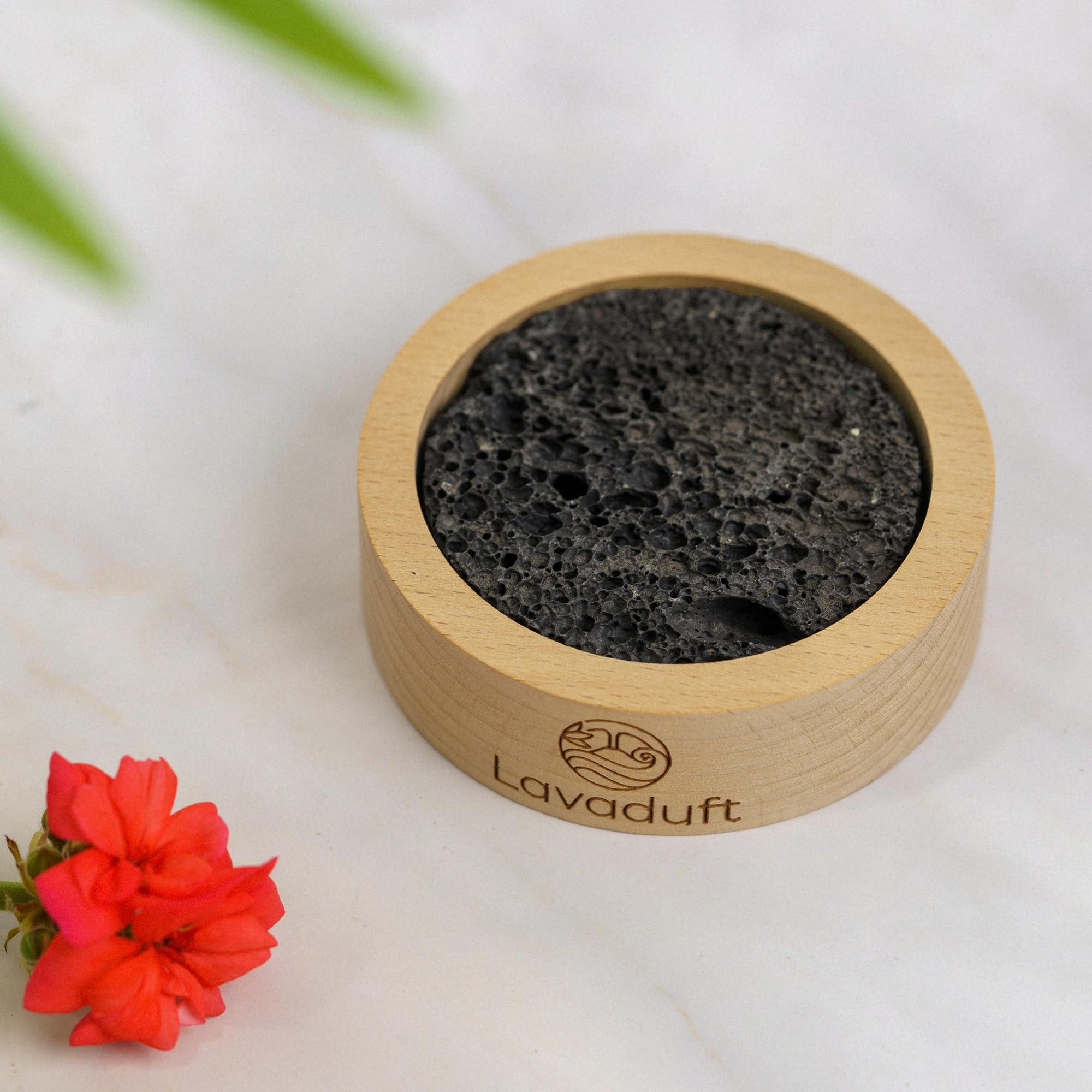 LAVADUFT® Natural Lava Stone Essential Oil Diffuser - Aromatherapy Diffuser for Home, Office, Car, Bedroom, Living Room, Bathroom | Relaxation, Stress Relief & Better Sleep