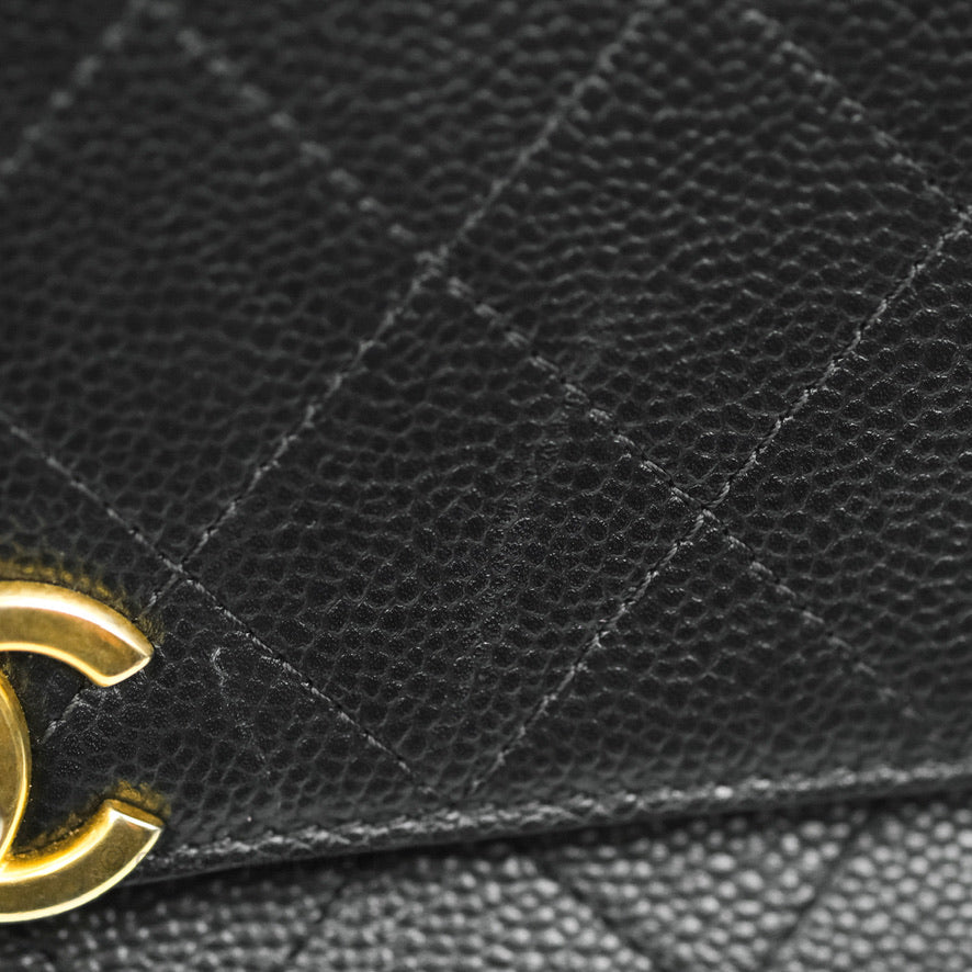 Chanel Chic Affinity Small Grained Calfskin Crossbody Bag in Black with Aged Gold Hardware - Perfect for Everyday Luxury & Evening Events