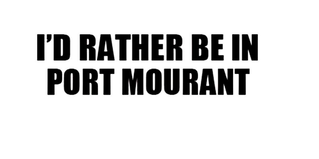 I'd Rather Be in Port Mourant Guyana Vinyl Decal - Waterproof Car Laptop Wall Sticker for Travel Lovers & Home Office Decor