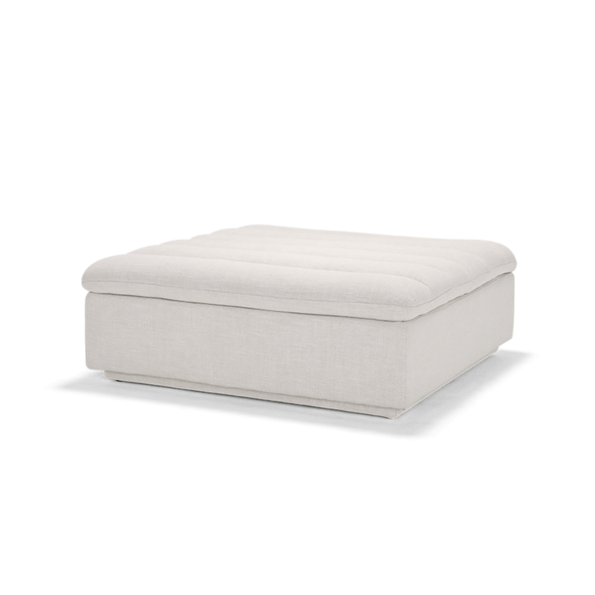 Byron Floating Ottoman - Modern Storage Footrest for Living Room, Bedroom & Office - Comfortable and Stylish Seating Solution