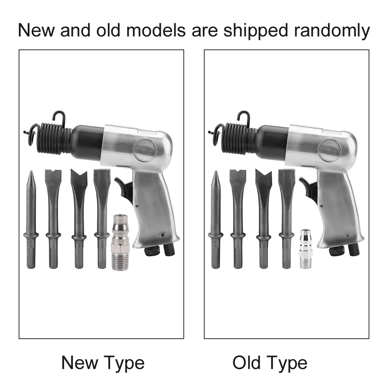 Industrial Air Hammer 150mm - Powerful Straight Handle Pneumatic Chisel Tool for Casting, Sand Removal & Heavy Duty Drilling | Professional Metalworking, Construction & Demolition Scenarios