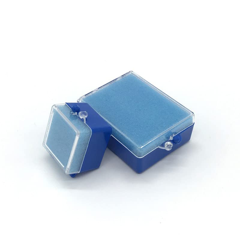 1000 Pcs Dental Crown Storage Boxes with Foam - 1 Inch Blue Denture Crown Veneer Organizer for Dental Lab & Clinic | Perfect for Dentists, Hygienists & Dental Technicians