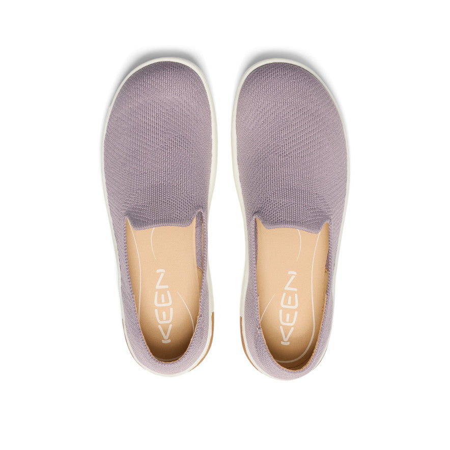 Women's KNX Knit Slip On Casual Shoes - Comfortable Toadstool & Cameo Rose Colors | Perfect for Walking, Travel & Everyday Wear