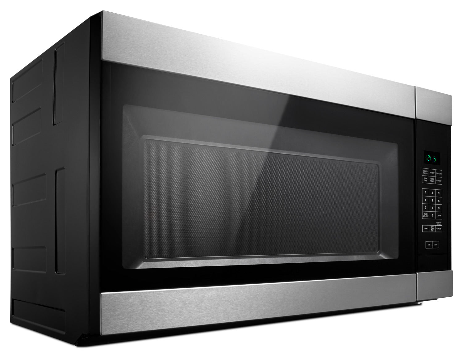 Amana Stainless Steel Over the Range Microwave Oven - 1.6 Cu. Ft. Capacity, YAMV2307PFS - Perfect for Kitchen Remodeling & Space-Saving Installation