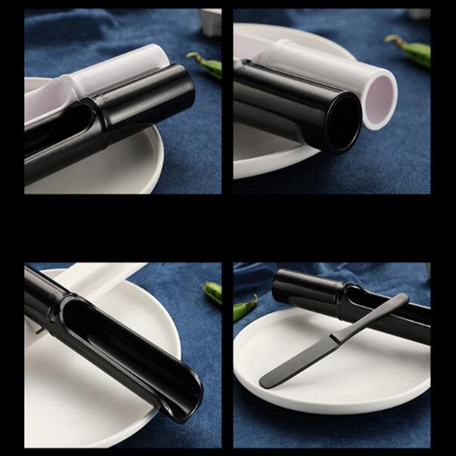 CALANDIS® Meatball Maker & Spoon Set - Kitchen Tool for Perfect Rice Balls & Meatballs | Matte White Cooking Gadget | Ideal for Home Cooking, Meal Prep & Party Snacks