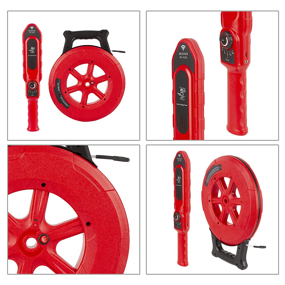 **Underground Pipe Blockage Detector & Water Pipe Locator - 40M Deep Wall Scanner for Metal & PVC Pipes - Professional Plumbing Diagnostic Tool for Clog Detection (Ideal for Home, Industrial & Plumbing Repairs)**