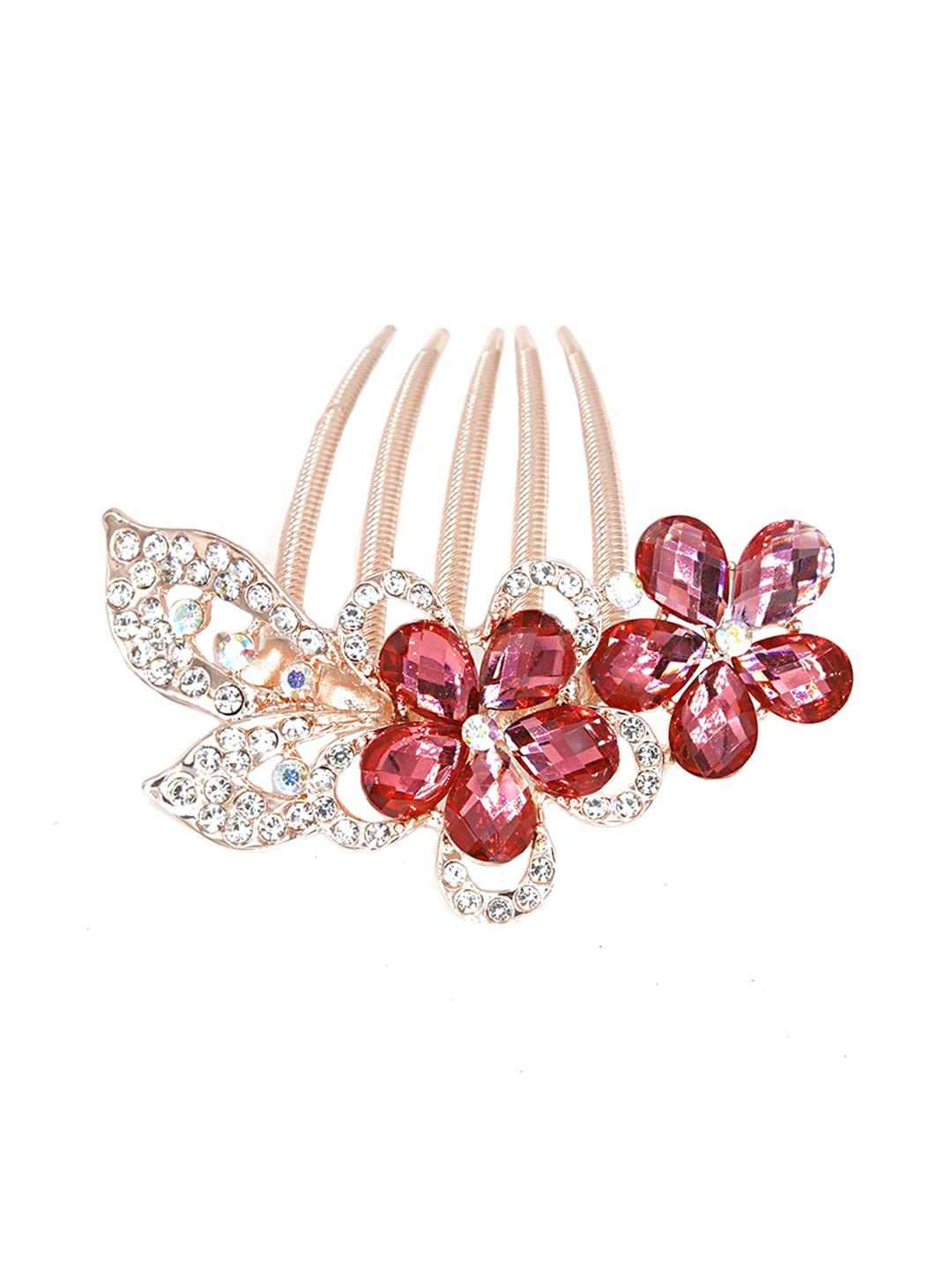 Elegant Yellow Chime Comb Hair Pin for Women - Bridal Hair Accessories, Wedding Hair Clips, Side Pins & Jooda Pins | Perfect for Weddings, Parties & Special Occasions