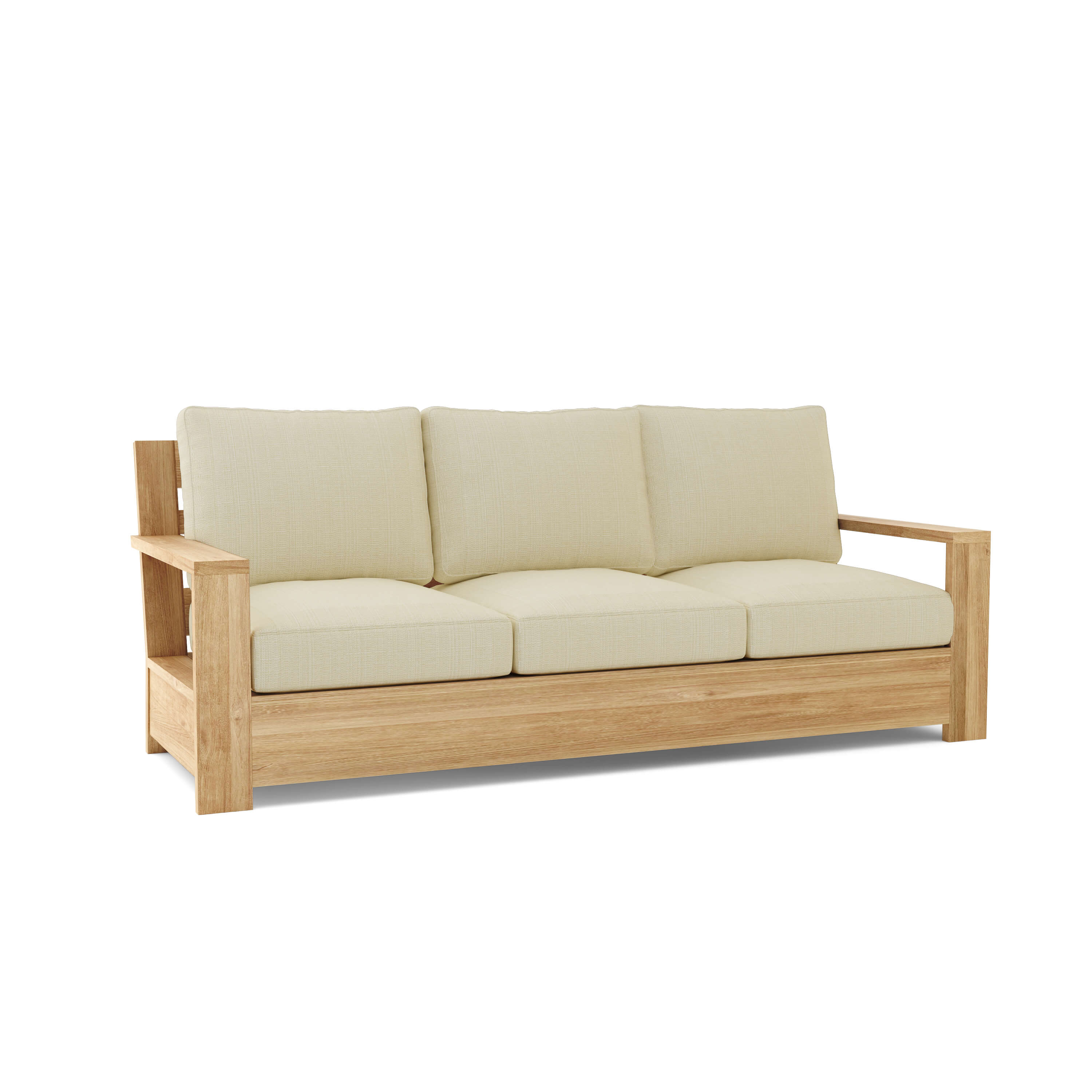 Madera Deep Seating Sofa - Premium Outdoor Patio Furniture Set with Weather-Resistant Cushions - Perfect for Backyard, Poolside & Garden Relaxation