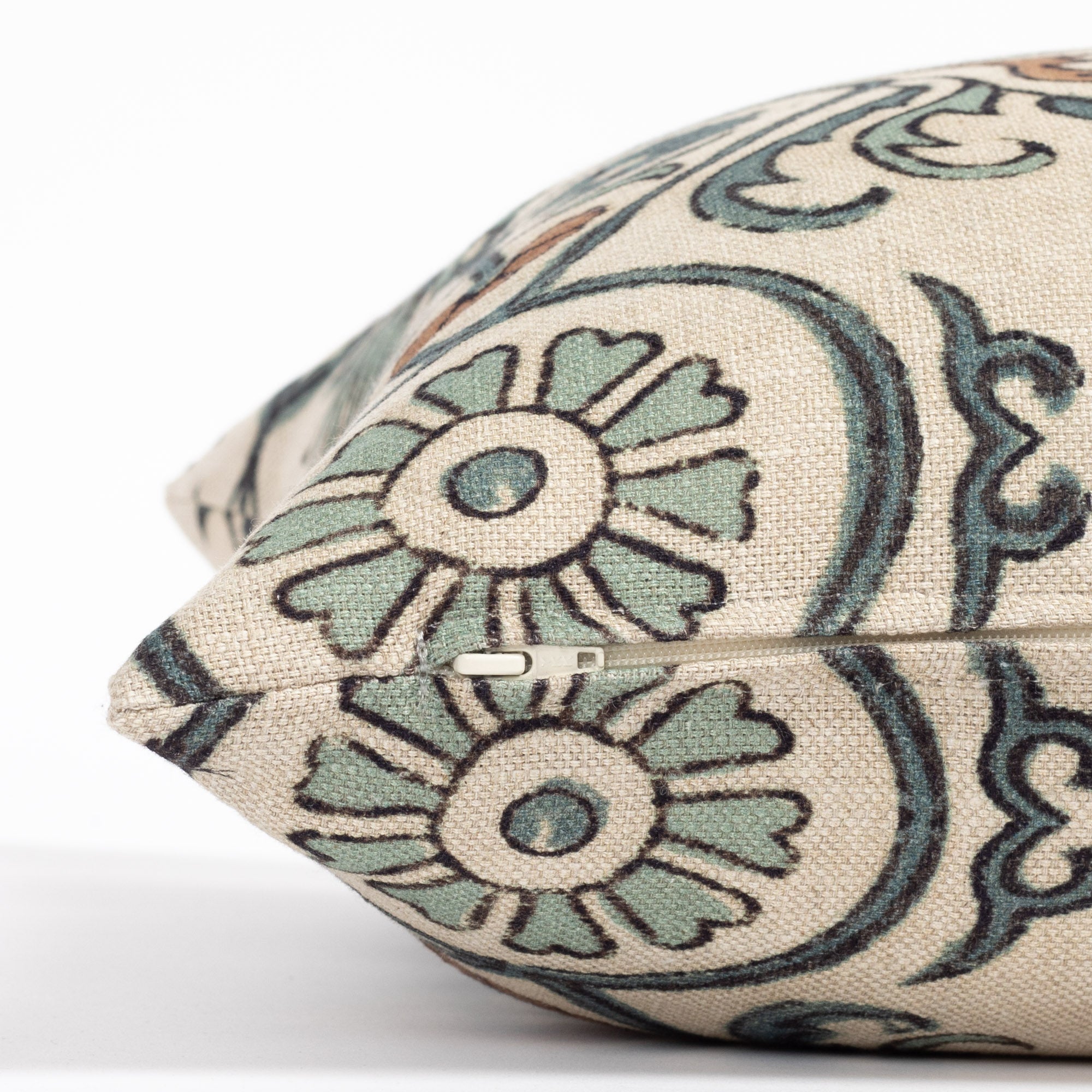 Amara 20x20 Inch Decorative Throw Pillow Cover - Soft Cotton Square Cushion for Sofa, Bed, Poolside Lounge - Perfect for Outdoor and Indoor Home Decor