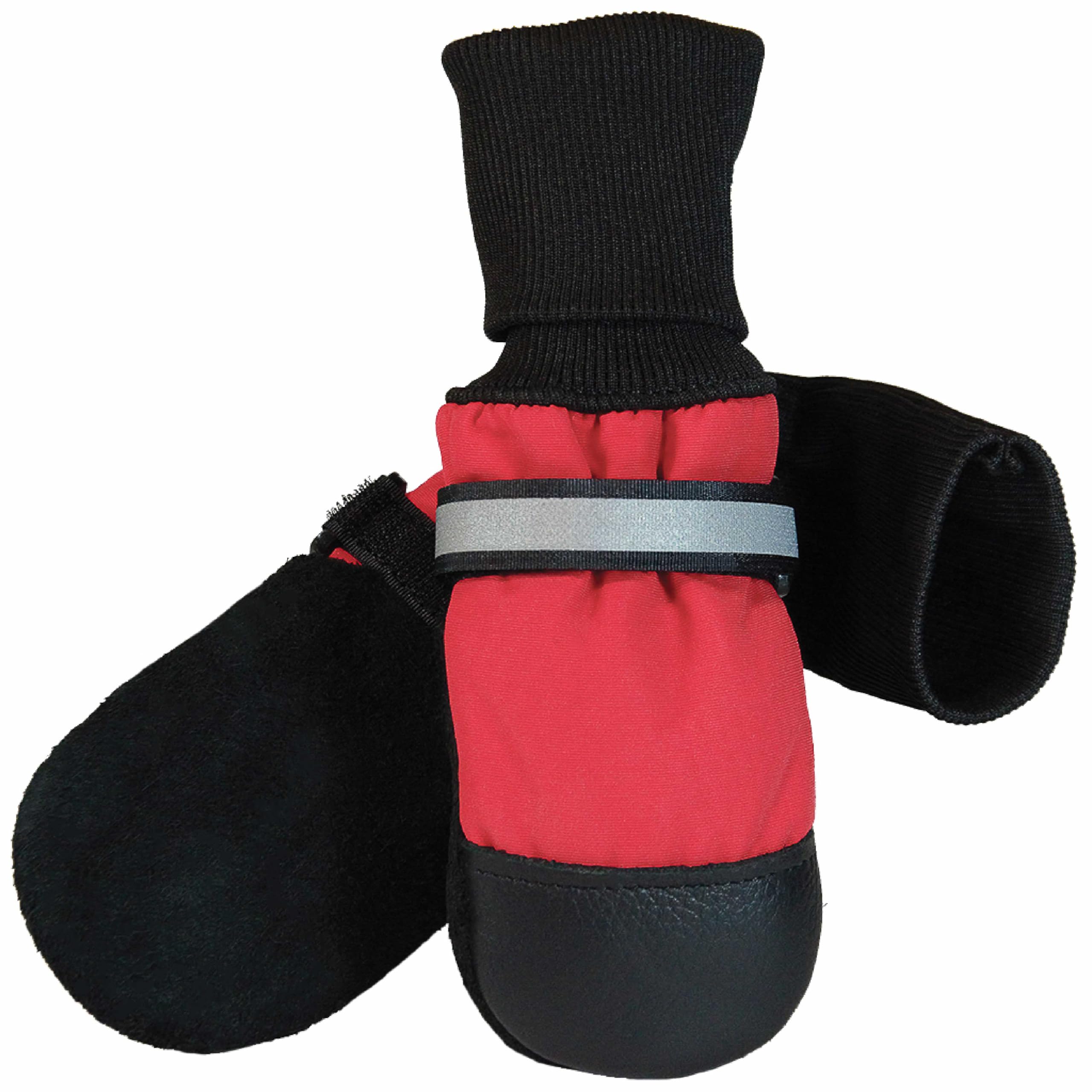 Original Fleece-Lined Muttluks Winter Dog Boots with Leather Soles - Cold Weather Protection for Dogs - Waterproof & Durable Paw Protectors for Snow, Ice & Salt - Perfect for Winter Walks & Outdoor Adventures