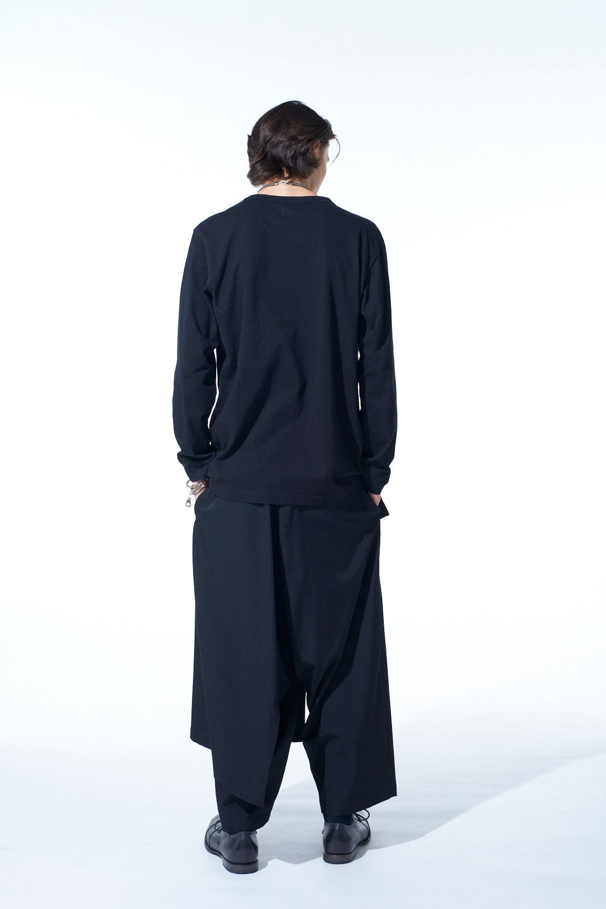 Stylish Cotton Jersey & Crepe de Chine Asymmetrical Long Sleeve T-Shirt - Perfect for Casual Wear, Office Outfits & Evening Events