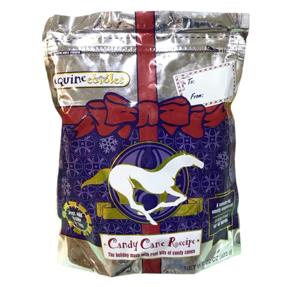 Nugget Horse Treats - Candy Cane Flavor | Healthy Snack for Horses | Perfect for Training, Rewards & Holiday Gifting