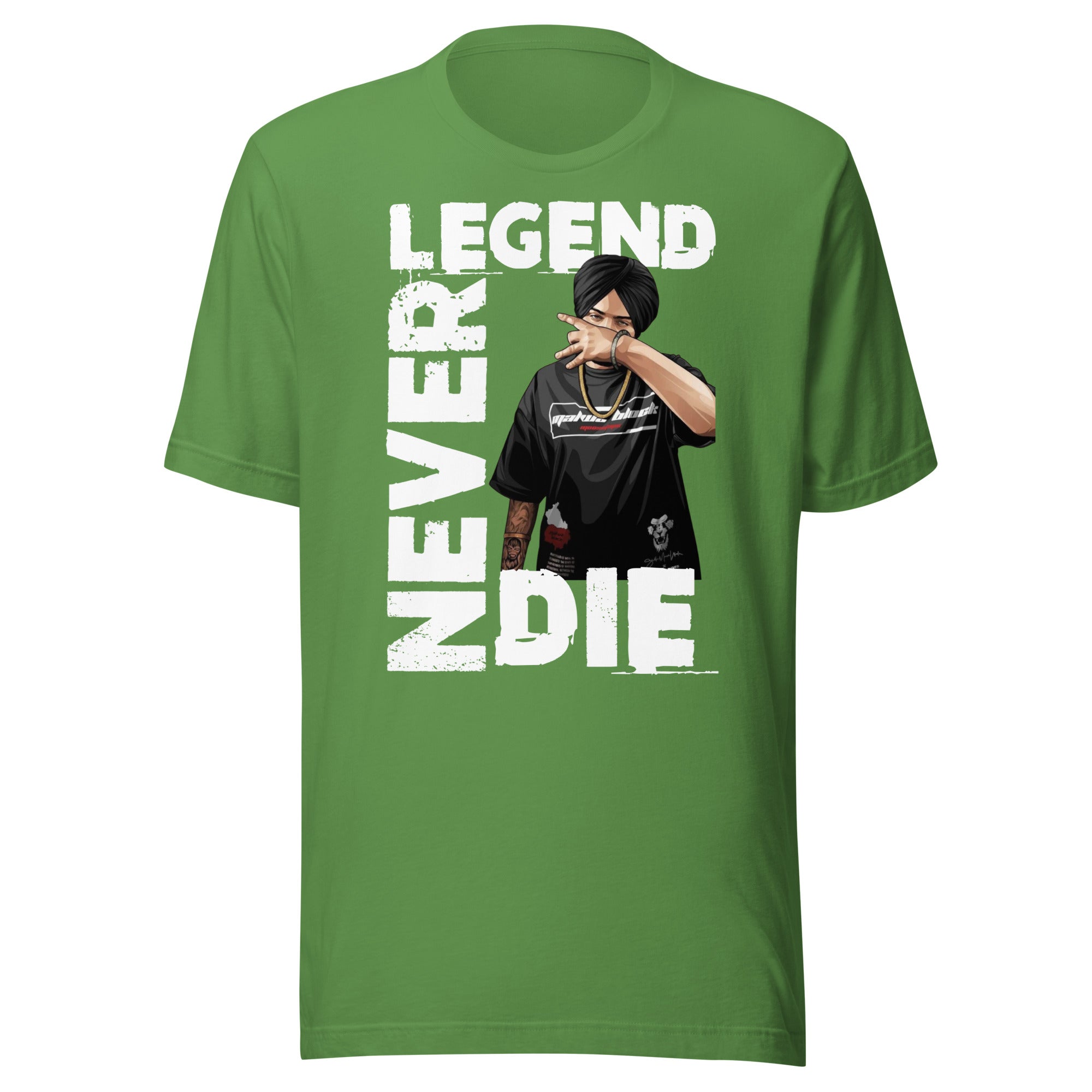 Sidhu Moosewala Legends Never Die Unisex T-Shirt - Comfortable Cotton Tee for Men & Women - Perfect for Concerts, Casual Wear & Fan Merchandise