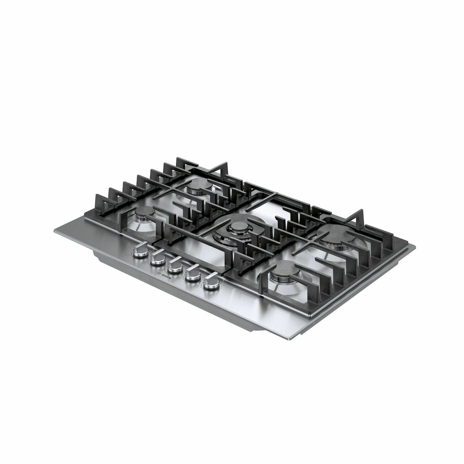 Bosch NGM8057UC 800 Series 30-Inch Stainless Steel Gas Cooktop - Professional Grade for Modern Kitchens, Perfect for Home Chefs & Entertaining