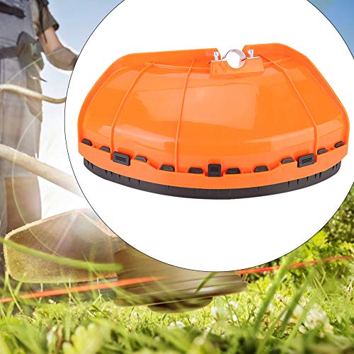 TOPINCN Universal Brush Cutter Guard - Lightweight Plastic Lawn Mower Blade Protector Cover for 26mm/28mm Shaft Diameter | Durable Weed Trimmer Accessory for Yard Maintenance & Landscaping