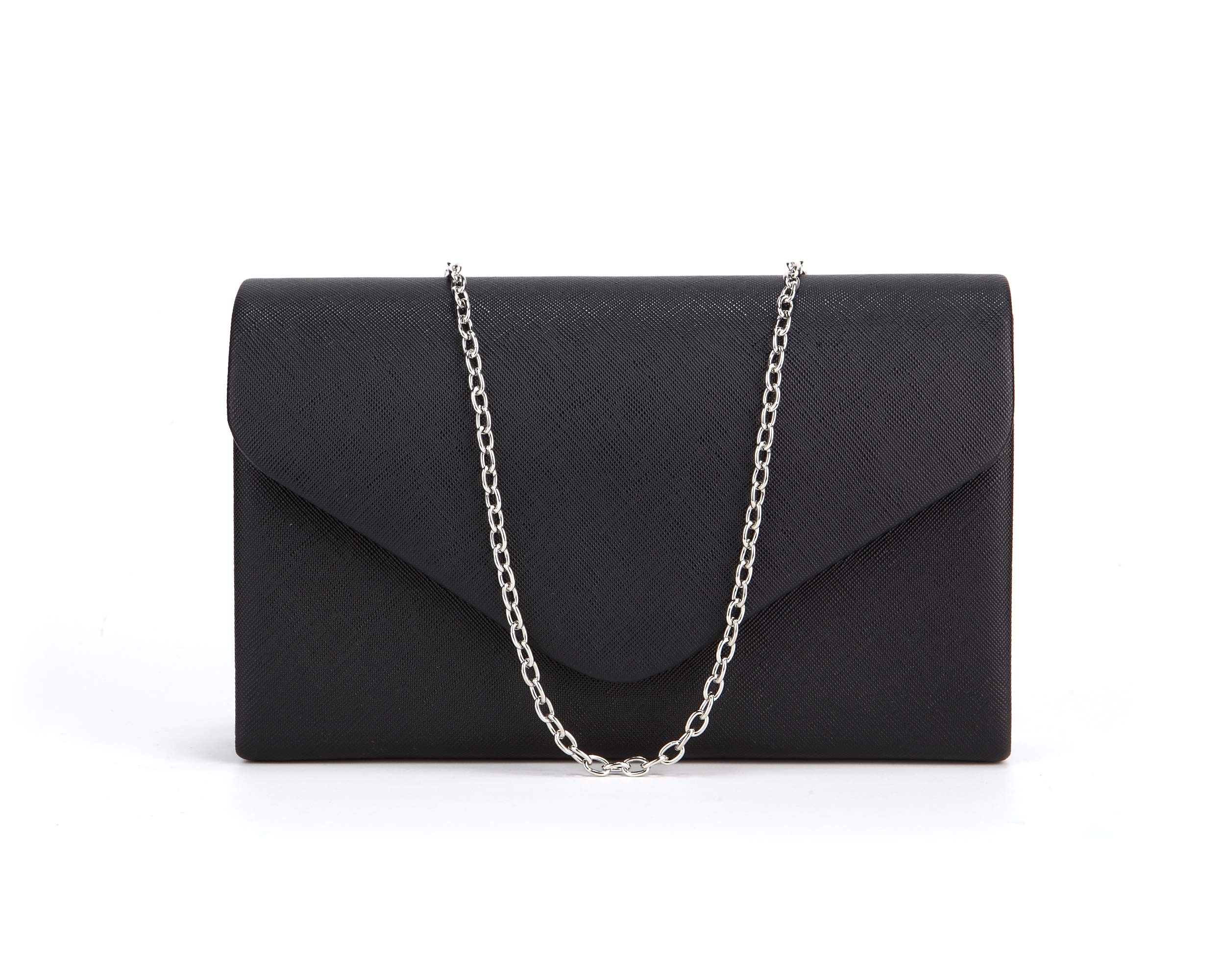 Elegant Faux Leather Women's Envelope Clutch Purse - Crossbody Evening Bag for Wedding, Party & Special Occasions | Perfect for Date Nights, Prom & Formal Events