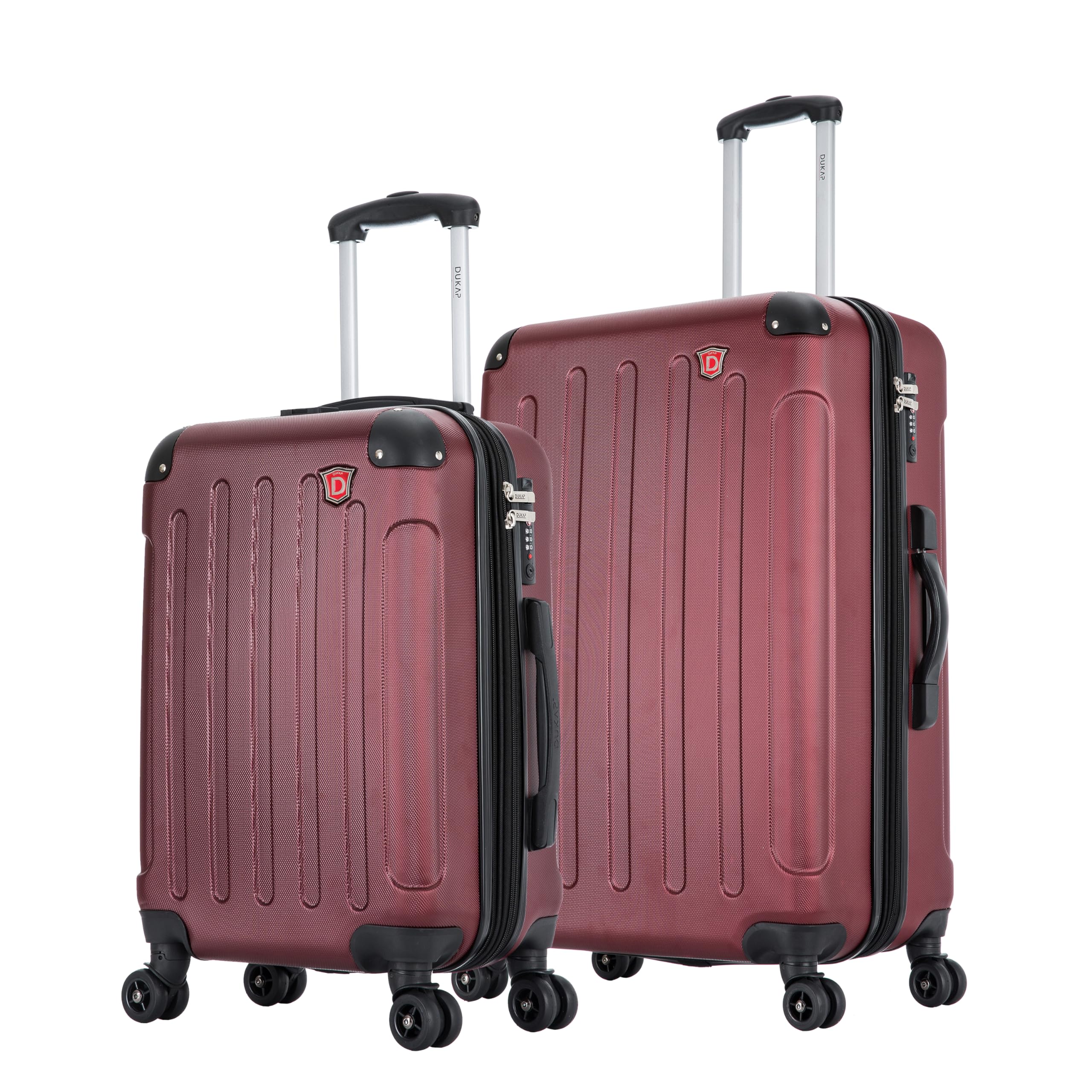 DUKAP INTELY 2-Piece Hardside Spinner Luggage Set (20