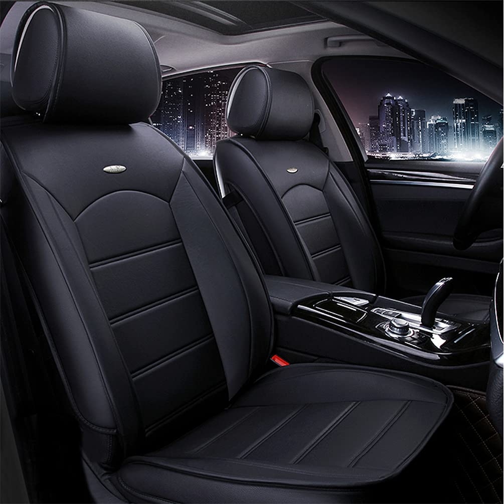 Premium Waterproof Leather Car Seat Covers for Toyota 4Runner 2000-2019 - 5-Piece Set (Front & Rear) - Durable, Wear-Resistant Black Seat Protectors - Perfect for Off-Roading, Camping & Daily Commutes