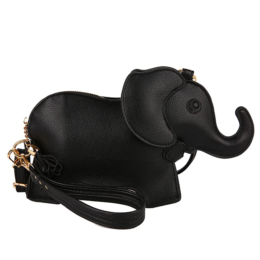Stylish PU Leather Elephant Shoulder Bag - Cute Animal Shaped Purse for Women | Perfect Gift Idea for Birthday, Travel & Daily Use
