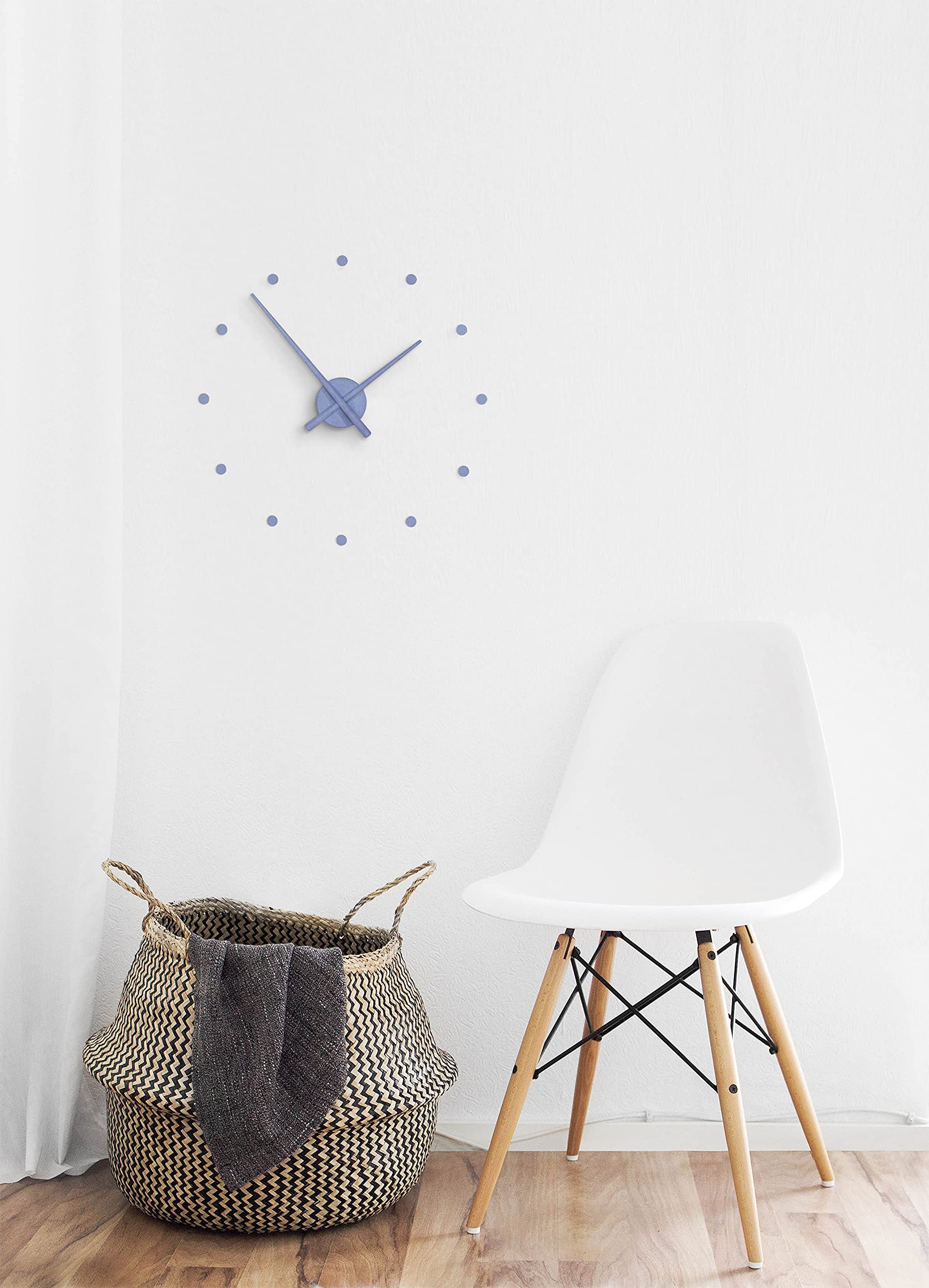 Nomon OJ Mini Wall Clock - Stylish Polystyrene Design for Home, Office & Kitchen Decor | Silent Quartz Movement, Modern Minimalist Look