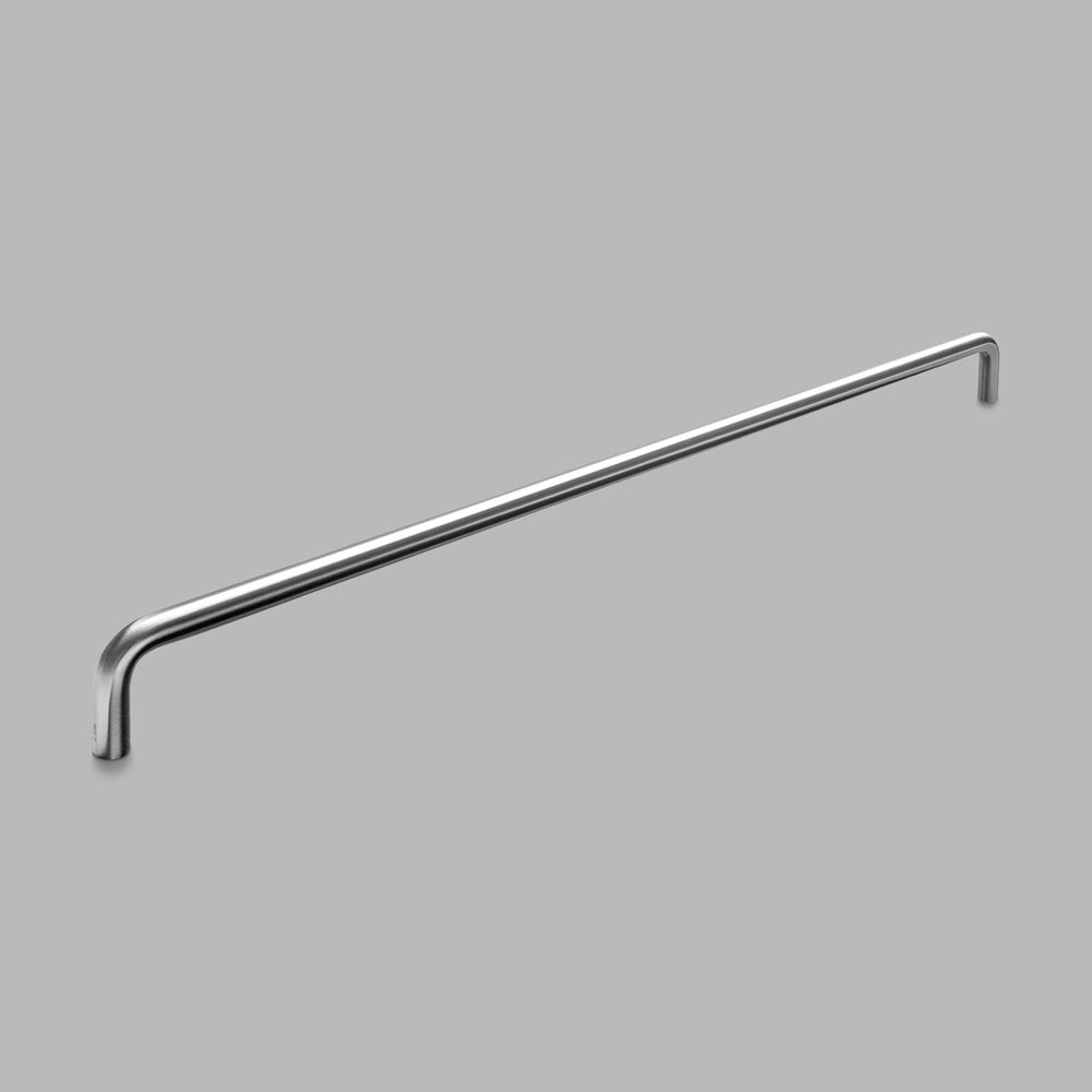 Stainless Steel D-Line Pull Handle 14 Straight 125mm with M8 Thread - Perfect for Cabinet Doors, Drawers & Industrial Equipment