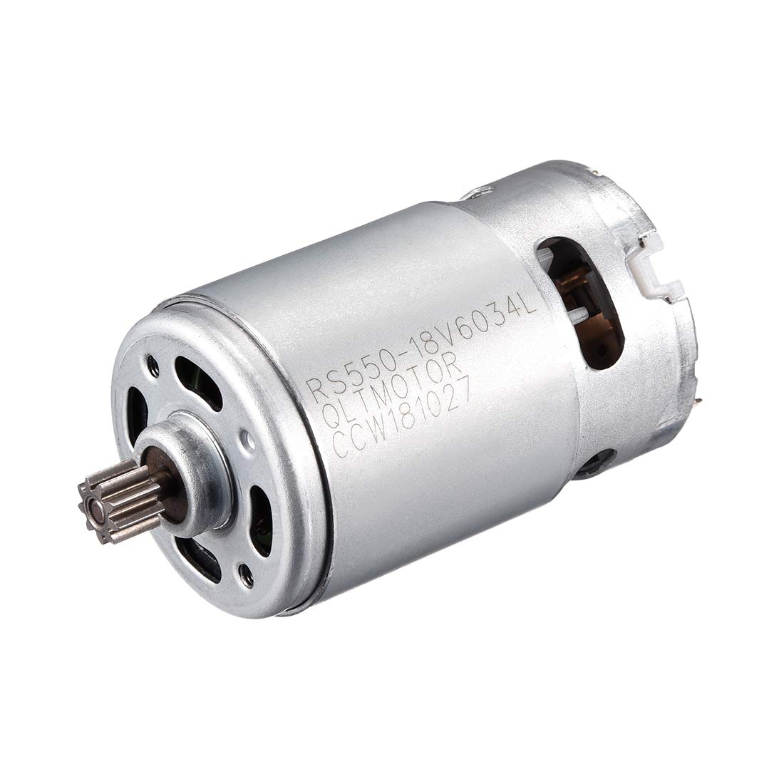 18V DC Electric Gear Motor 19500 RPM High Speed with 9 Teeth for Cordless Screwdrivers - Power Tools, DIY Projects, and Home Repairs