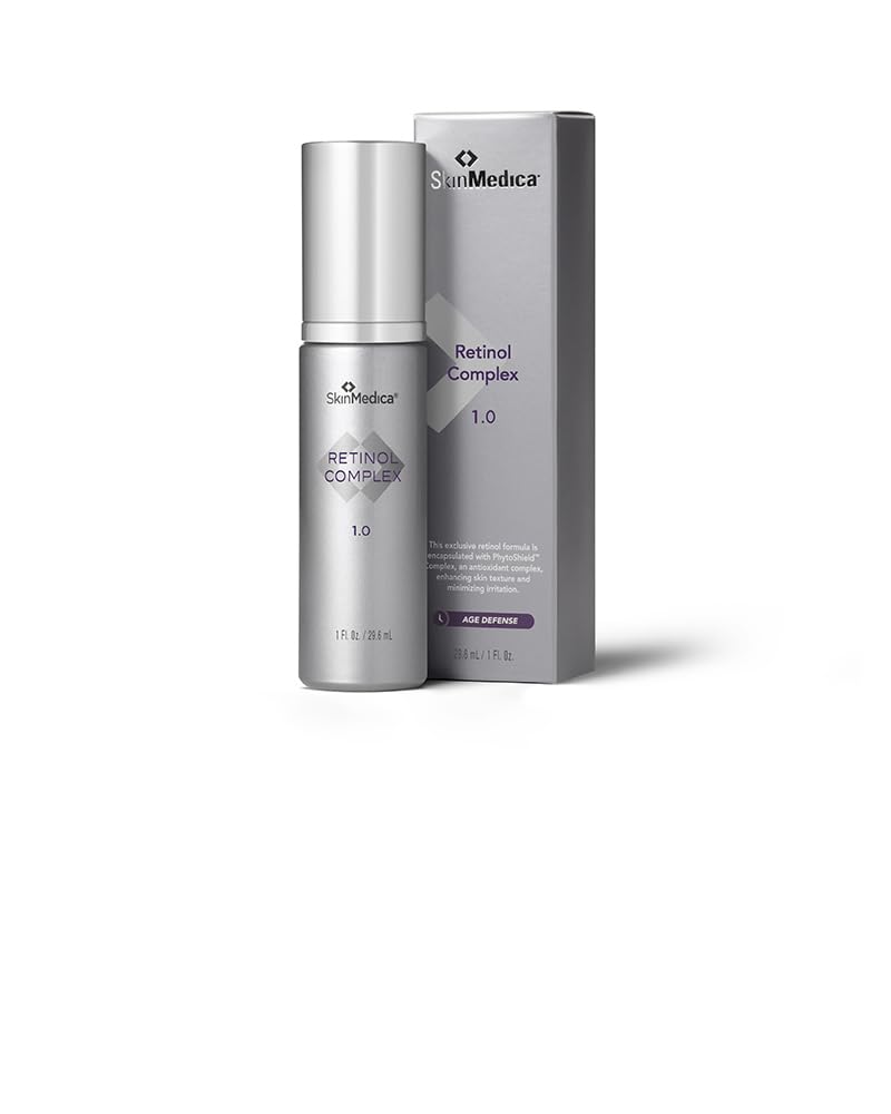 SkinMedica Retinol 1.0 Complex - Anti-Aging Retinol Serum for Face | Advanced Wrinkle Cream Reduces Fine Lines & Wrinkles | Skin Renewal Treatment | 1 Fl Oz | Perfect for Nighttime Skincare Routine & Mature Skin Care Regimen