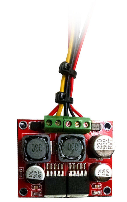 Coolerguys 12-40V DC to 12V & 5V DC Converter - Dual Output Voltage Regulator for Car, Truck, RV, Boat & DIY Electronics Projects
