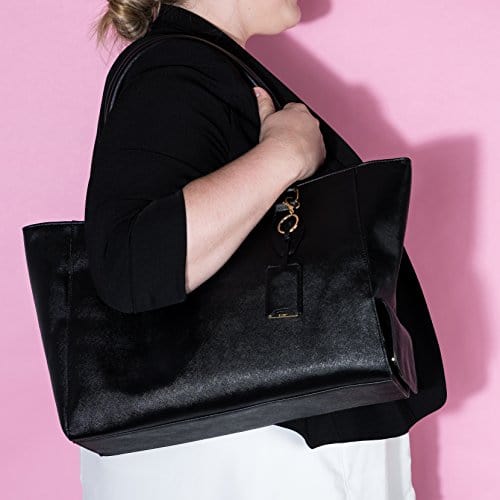 Blush 5346 Insulated Tote Bag in Black & Multicolor - Perfect for Grocery Shopping, Beach Trips & Picnics
