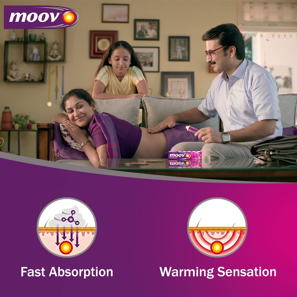 Moov Fast Pain Relief Spray - 80g (Pack of 3) | Natural Ayurvedic Formula for Back Pain, Muscle Pain, Joint & Knee Pain Relief | Sports Injury Recovery Spray for Athletes & Gym Enthusiasts | Perfect for Post-Workout Recovery & Chronic Pain Management