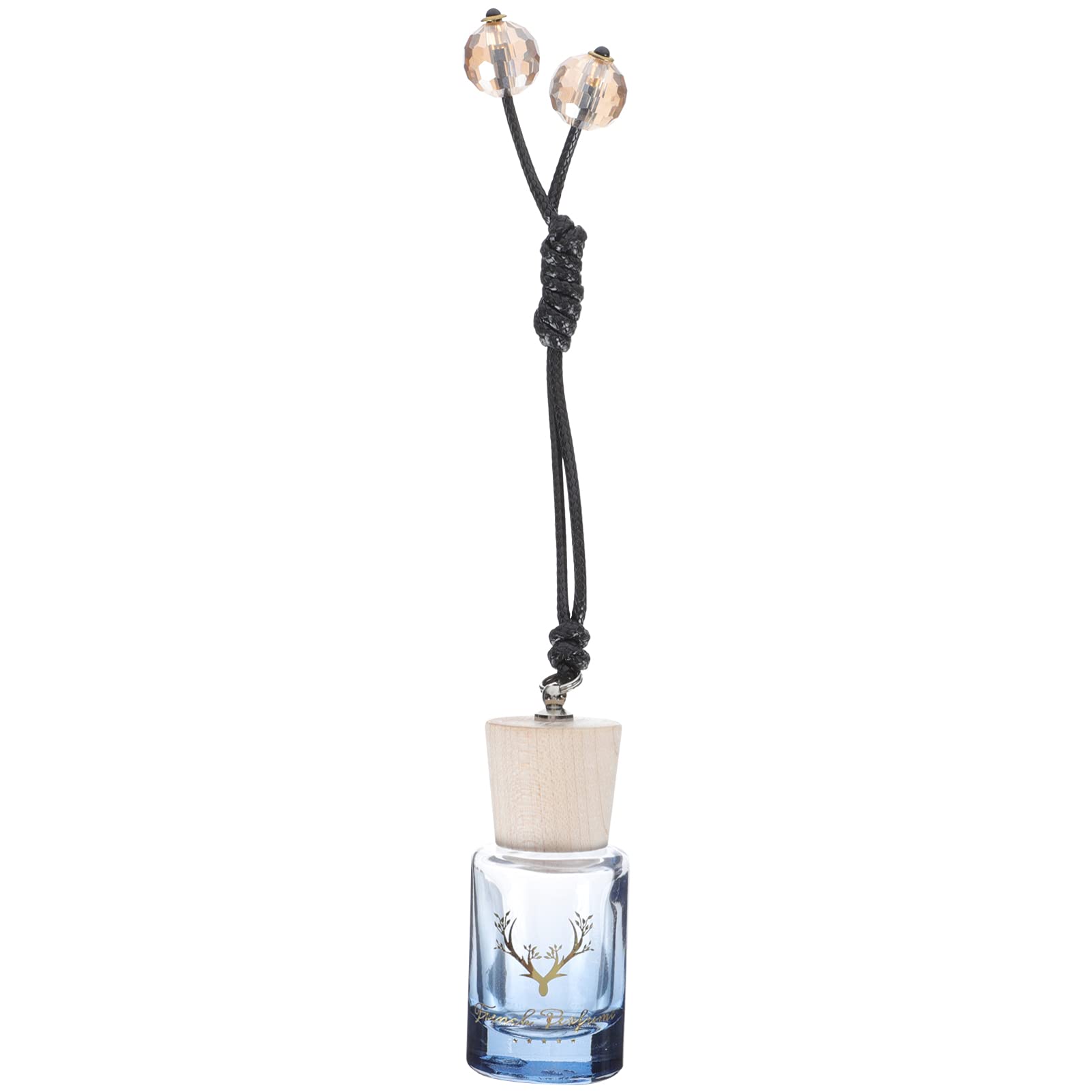 FOMIYES 12ML Car Essential Oil Diffuser - Empty Perfume Bottles for Aromatherapy, Hanging Air Freshener with Rearview Mirror Decoration - Perfect for Car, Home & Office Use