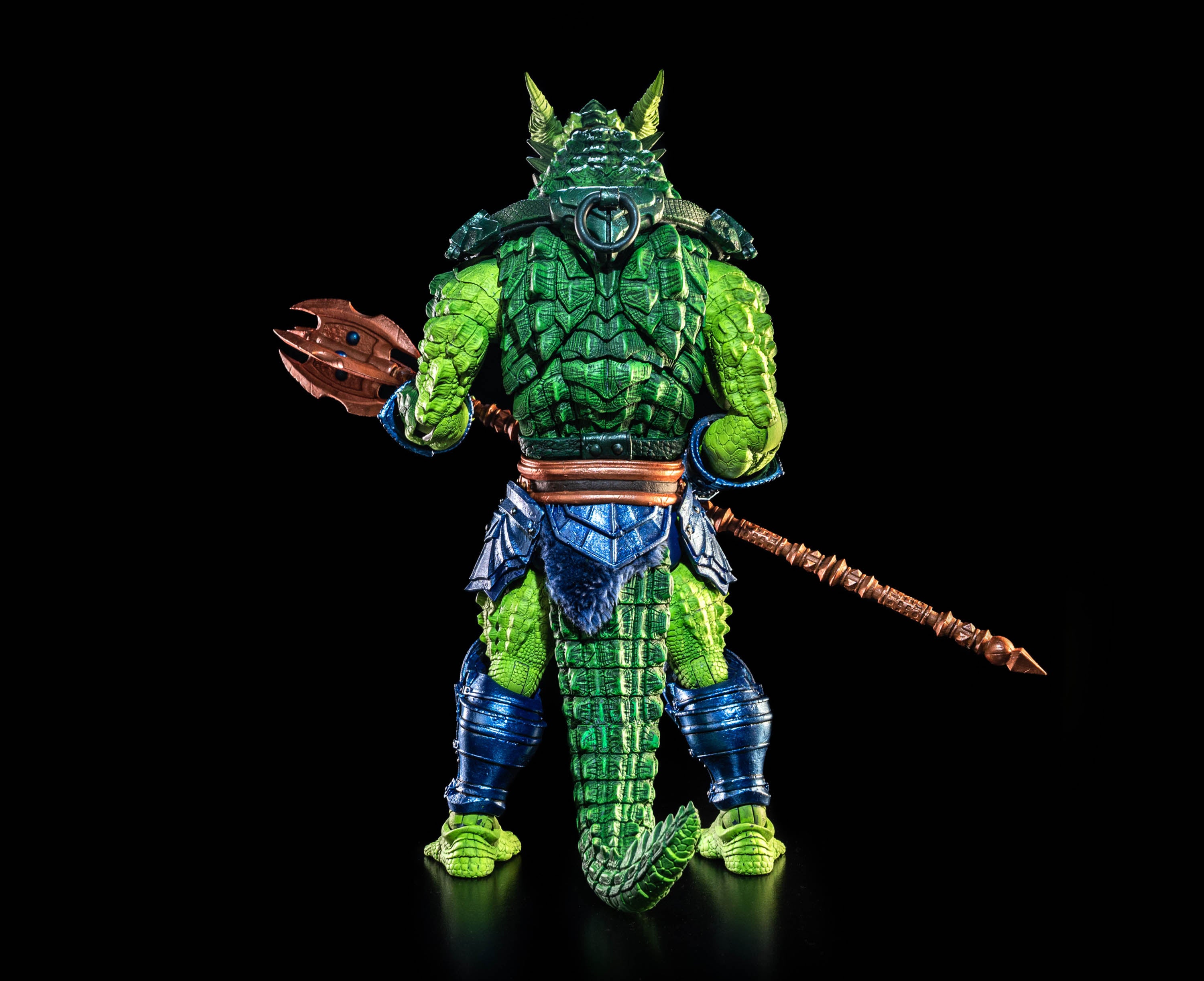 Four Horsemen Studio Mythic Legions 1/12 Scale 6-Inch Action Figure - Cosmic Legions Outpost Zaxxius Sskur'ge Collectible Toy for Display & Role-Playing Games