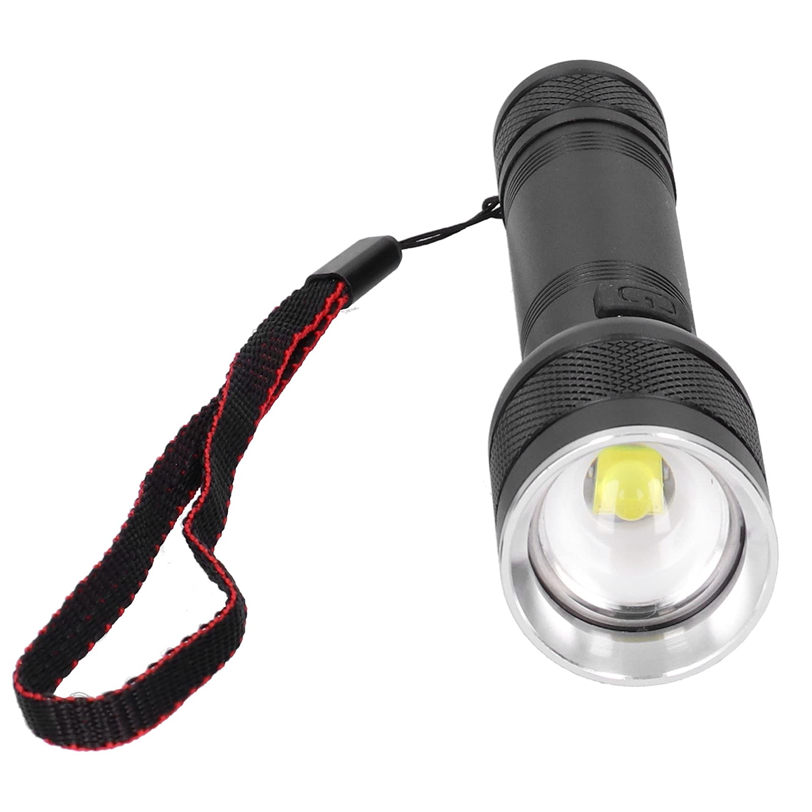 Rechargeable LED Flashlight with Telescopic Zoom - Super Bright & Long-Lasting for Electrical Maintenance, Lamp Repair & Parts Replacement - Perfect for Home, Camping, Emergency & Outdoor Use