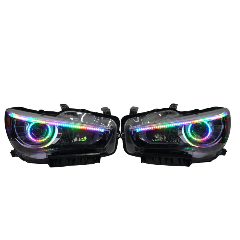 Infiniti Q50 Multicolor LED Headlights (2014-2024) - Upgrade Your Car's Style & Visibility for Night Driving
