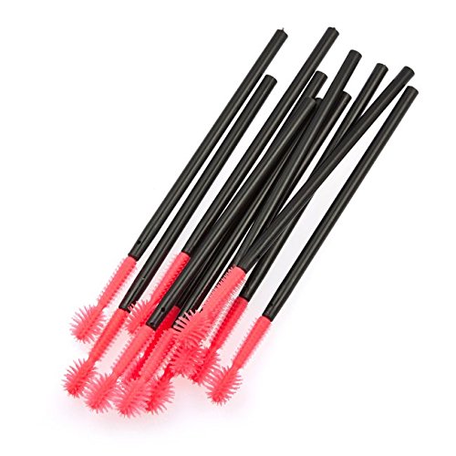 MELADY® 1000pcs Disposable Silicone Eyelash Brushes - Ball-Shaped Mascara Wands Applicator for Professional Makeup Kits | Perfect for Salon, Spa & Home Lash Extensions