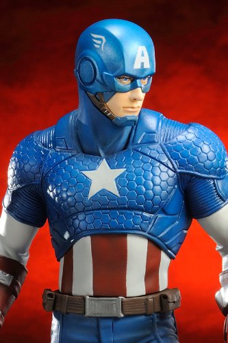 Kotobukiya Marvel Comics Captain America ARTFX+ Statue - Premium Collectible Figure for Superhero Fans | Perfect for Home Display, Office Decor, and Marvel Collections