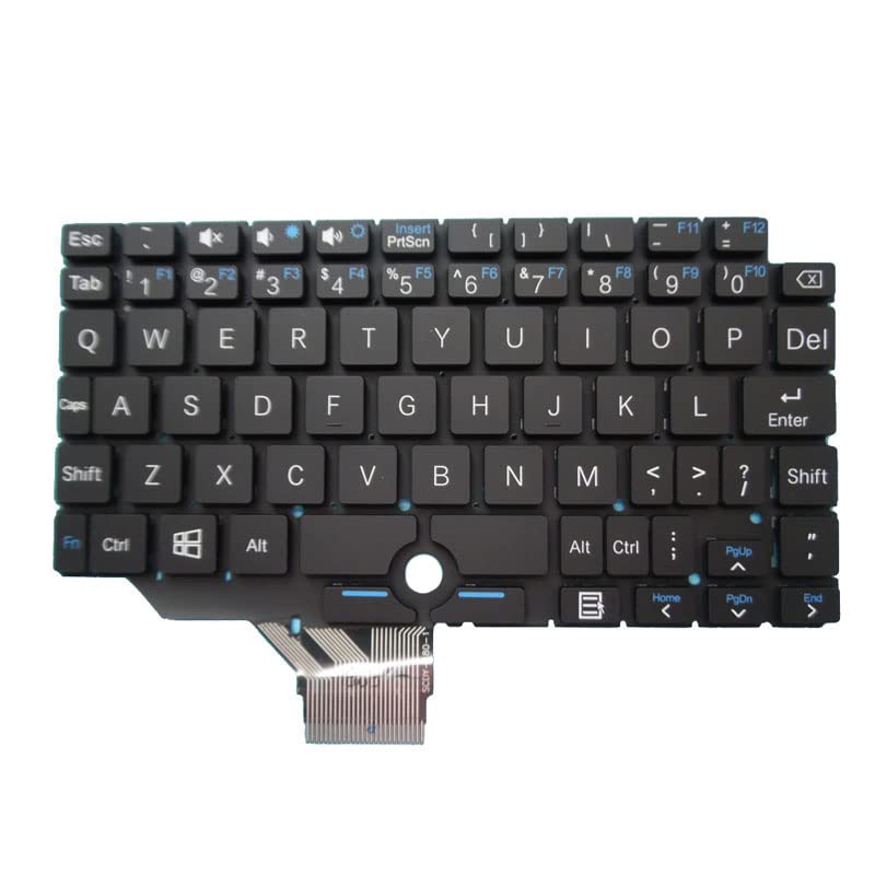 GPD Pocket 1 Keyboard Replacement - US English Layout, Black (SCDY-180-1) | Compatible with GPD Pocket 1 Laptop | Perfect for Typing, Coding & Portable Computing