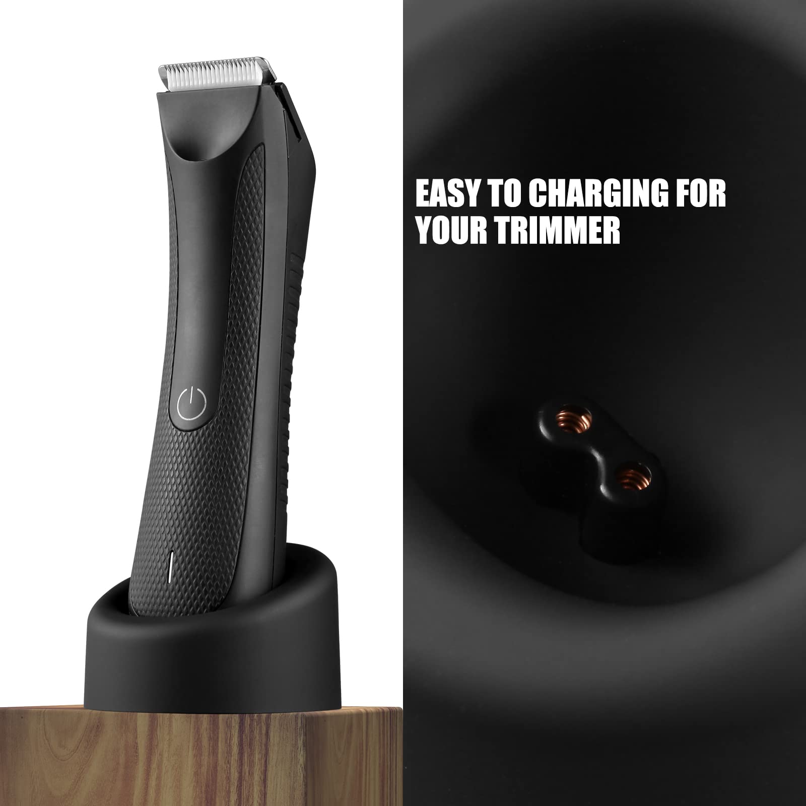 MANSCAPED Replacement Charger for Lawn Mower 3.0/2.0 & Weed Whacker Trimmer - Fast 5V2A AC Adapter with Charging Stand - Perfect for Travel & Home Grooming