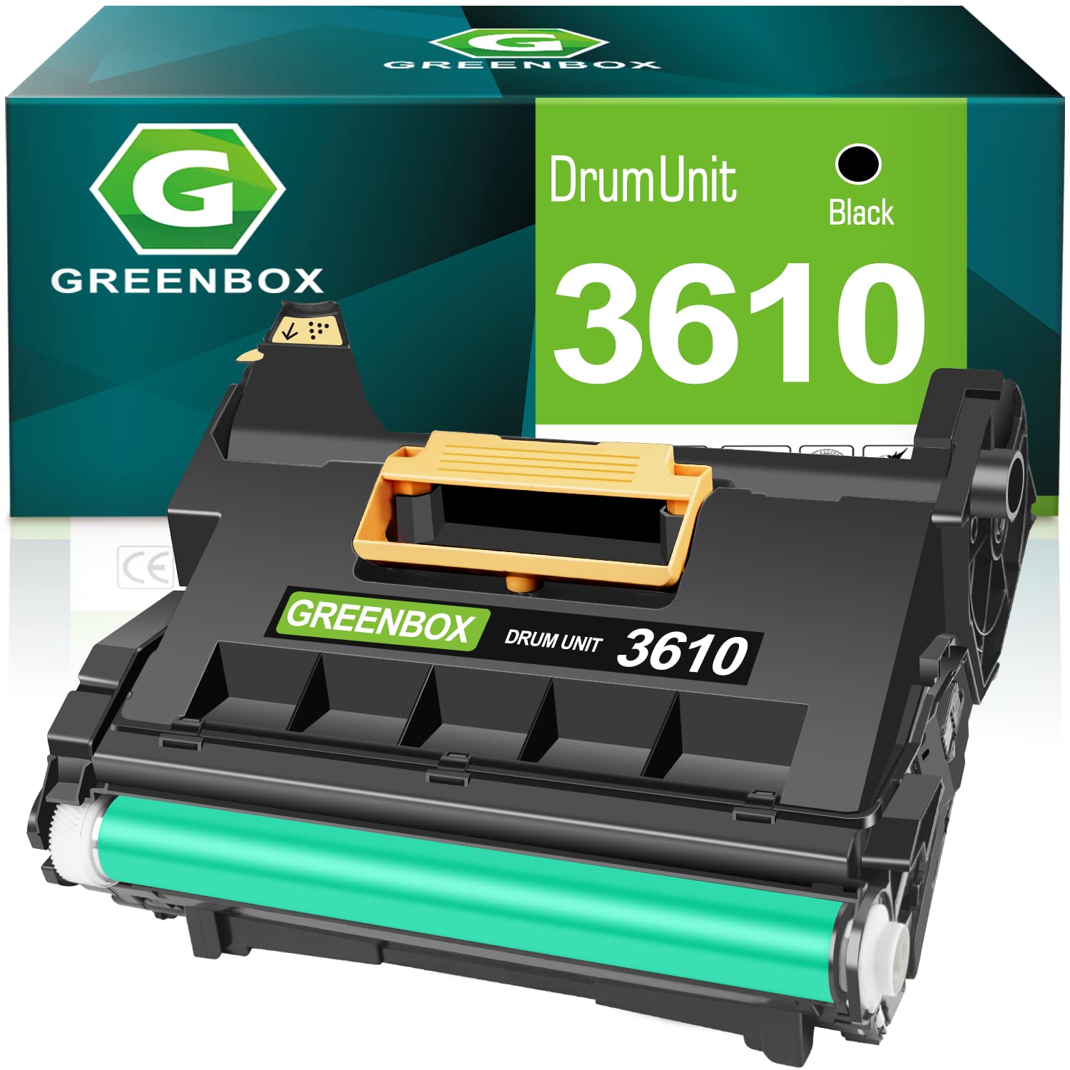 High-Yield Xerox Phaser DR3610 DR3615 Drum Unit Replacement - Compatible with WorkCentre 3615 Printer (85,000 Pages, 1 Pack Black) - Perfect for Office Printing & High-Volume Document Production