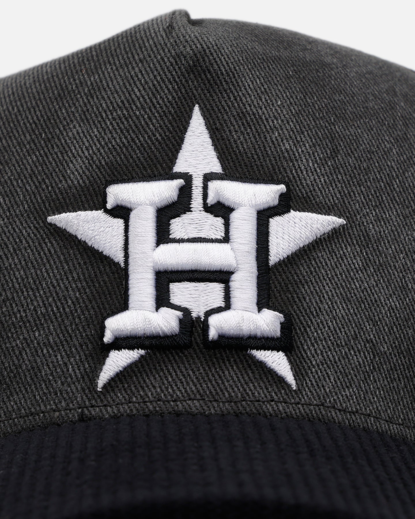 47 Brand Houston Astros 'Apollo Corduroy' Snapback Hat - Black Adjustable Baseball Cap for Men & Women - Perfect for Sports Games, Casual Wear & Fan Collections