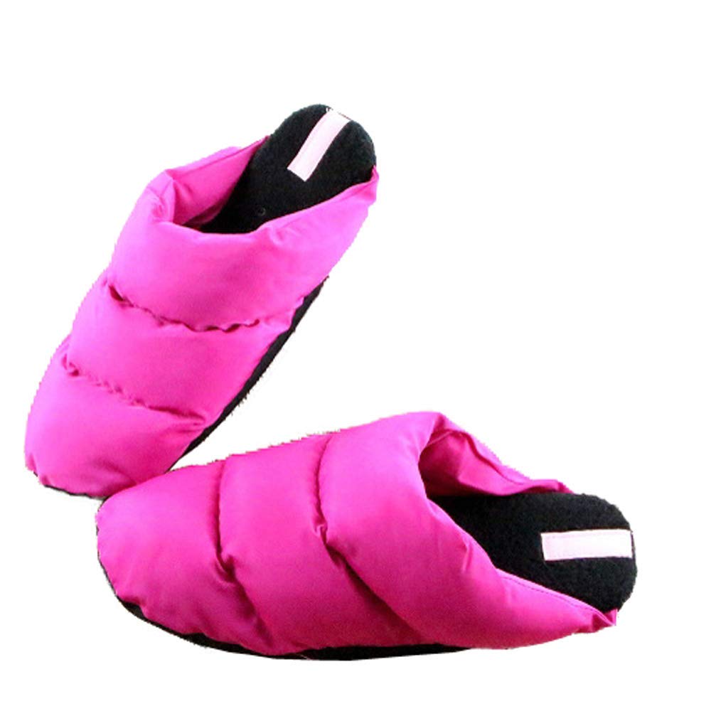 Memory Foam Down Slippers - Warm Fleece Lined Indoor/Outdoor House Shoes for Men & Women - Perfect for Winter Comfort at Home, Office, and Travel
